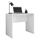 Escrivaninha Mesa Escritório Cubic 90cm Branca Branca