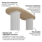 Escrivaninha Mesa Escritório Curvas Orgânicas 200cm Tampo Tam