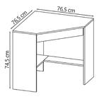 Escrivaninha Mesa Escritorio De Canto 76,5 Cm Me4169 Tecno Mo