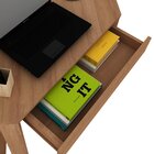 Escrivaninha Mesa Escritório De Canto Com 1 Gaveta Me4172 Esp