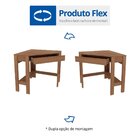 Escrivaninha Mesa Escritório De Canto Com Me4172 1 Gaveta 76,