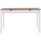 Escrivaninha Mesa Escritório De Coleção Gava 140cm Branco Lav