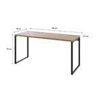 Escrivaninha Mesa Escritório Diretor 150cm Estilo Industrial
