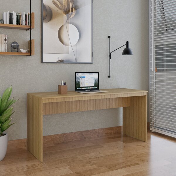 Escrivaninha Mesa Escritório Diretor 160cm Turim Espresso Móv