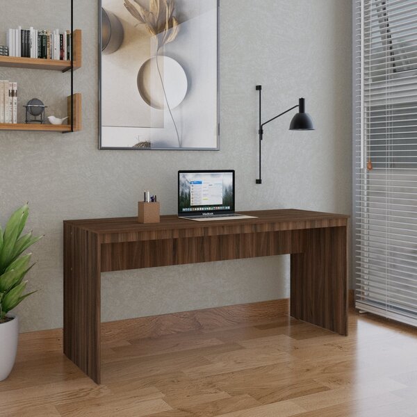 Escrivaninha Mesa Escritório Diretor 160cm Turim Espresso Móv