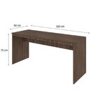 Escrivaninha Mesa Escritório Diretor 160cm Turim Espresso Móv