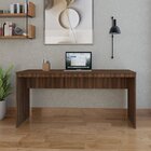 Escrivaninha Mesa Escritório Diretor 160cm Turim Espresso Móv