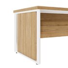 Escrivaninha Mesa Escritório Diretor 200cm Com Caixa De Tomad