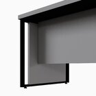 Escrivaninha Mesa Escritório Diretor Com Caixa De Tomadas E P