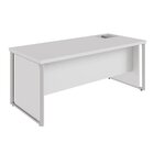 Escrivaninha Mesa Escritório Diretor Com Caixa De Tomadas E P