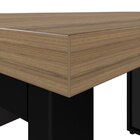 Escrivaninha Mesa Escritório Diretor Em L 120cm Espresso Móve