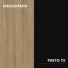 Escrivaninha Mesa Escritório Diretor Em L 120cm Espresso Móve