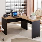 Escrivaninha Mesa Escritório Diretor Em L 120x150cm Espresso