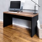 Escrivaninha Mesa Escritório Diretor Em L 150cm Espresso Móve