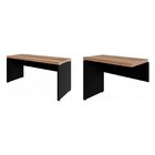 Escrivaninha Mesa Escritório Diretor Em L 150cm Espresso Móve