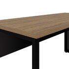 Escrivaninha Mesa Escritório Diretor Em L 150x150cm Espresso