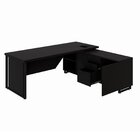 Escrivaninha Mesa Escritório Diretor Em L Com Armário Lateral