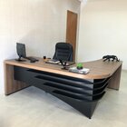 Escrivaninha Mesa Escritório Diretor Em L Em Tamburato