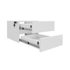 Escrivaninha Mesa Escritório Diretor Em Tamburato Com Eleganc