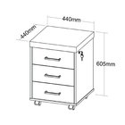 Escrivaninha Mesa Escritório Diretor Em Tamburato Com Gavetei