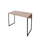 Escrivaninha Mesa Escritório Diretor Estilo 120cm Preto E Ama