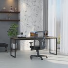 Escrivaninha Mesa Escritório Diretor Estilo Dynamica 60cm Ind