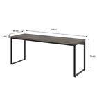 Escrivaninha Mesa Escritório Diretor Estilo Dynamica 60cm Ind