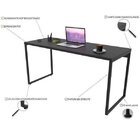 Escrivaninha Mesa Escritório Diretor Estilo Industrial 1,50m