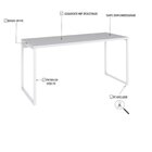 Escrivaninha Mesa Escritório Diretor Estilo Industrial 150cm