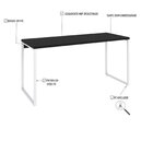 Escrivaninha Mesa Escritório Diretor Estilo Industrial 150cm