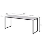 Escrivaninha Mesa Escritório Diretor Estilo Industrial 180cm