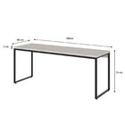 Escrivaninha Mesa Escritório Diretor Estilo Industrial 180cm