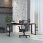 Escrivaninha Mesa Escritório Diretor Estilo Industrial 180cm