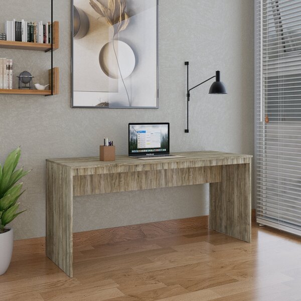 Escrivaninha Mesa Escritório Diretor Turim 160cm Espresso Móv