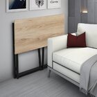 Escrivaninha Mesa Escritório Dobrável 80cmx45cm Link Tb Preto