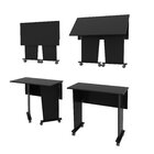 Escrivaninha Mesa Escritório Dobrável Com Rodízio Me4117 80cm