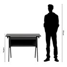 Escrivaninha Mesa Escritório Dobrável Em E Artic 100cm Mdf Pr