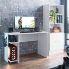 Escrivaninha Mesa Escritório E Gamer Com Suporte Para Cpu 114