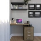 Escrivaninha Mesa Escritório E Home Office Com 4 Gavetas 112c