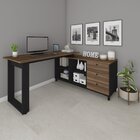 Escrivaninha Mesa Escritório E Home Office Em L Home Office 3