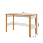 Escrivaninha Mesa Escritório Em Ananda 120cm Mdf Cabecasa Mad