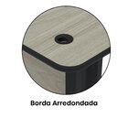 Escrivaninha Mesa Escritório Em L 130x130cm Etp 1313 Maxxi