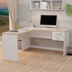 Escrivaninha Mesa Escritório Em L 160x150cm Com Gaveta Carval