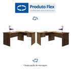 Escrivaninha Mesa Escritório Em L 2 Gavetas 150x120cm Thor Es