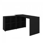 Escrivaninha Mesa Escritório Em L 8 Nichos Com Gaveteiro 4 Ga