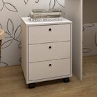 Escrivaninha Mesa Escritório Em L  Gold 2 Gavetas 5 Nichos Co