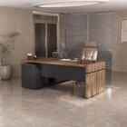 Escrivaninha Mesa Escritório Em L Com Caixa De Tomada Tambura