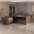 Escrivaninha Mesa Escritório Em L Com Caixa De Tomada Tambura