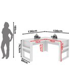Escrivaninha Mesa Escritório Em L Com Detalhe Ripado Me4145 1