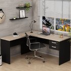 Escrivaninha Mesa Escritório Em L Com Gaveta 2 Gavetas 160cm